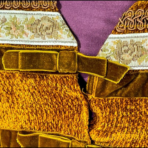 ▪️VTG▪️SUSAN BRISTOL▪️1990's Multimedia Bow Accented Cottagecore Vest - Picture 7 of 8